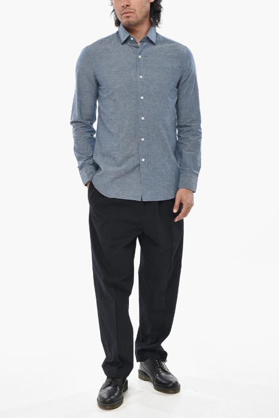  살바토레피콜로 긴팔 셔츠 PCOPENSBY 192 Blue - SALVATORE PICCOLO