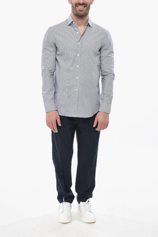  살바토레피콜로 긴팔 셔츠 PCOPENOR 12 Blue - SALVATORE PICCOLO