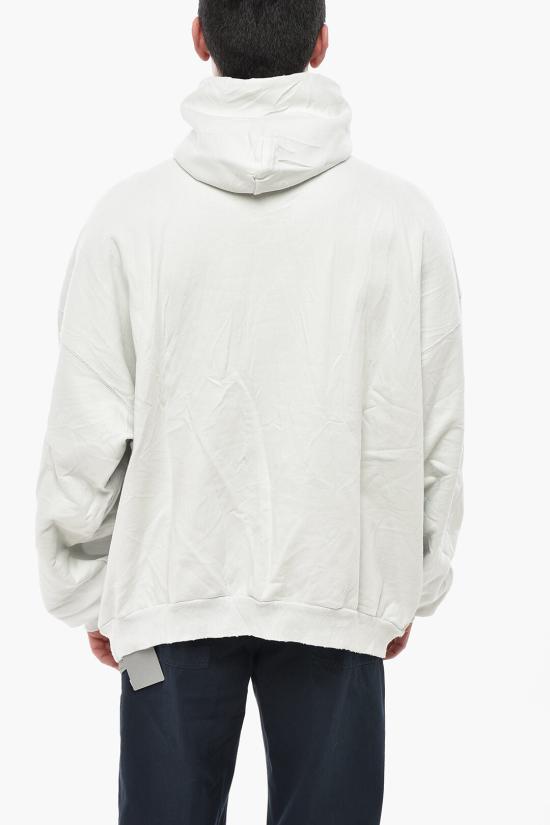  발렌시아가 후드 티셔츠 803265 TRVD1 9012 Gray - BALENCIAGA