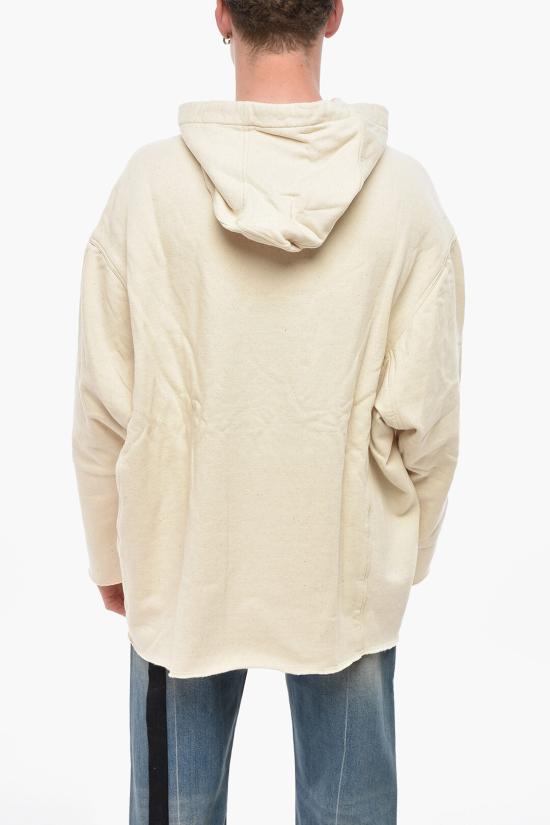  릭 오웬스 후드 티셔츠 DU01E3280FNEP5P2108 Beige - RICK OWENS