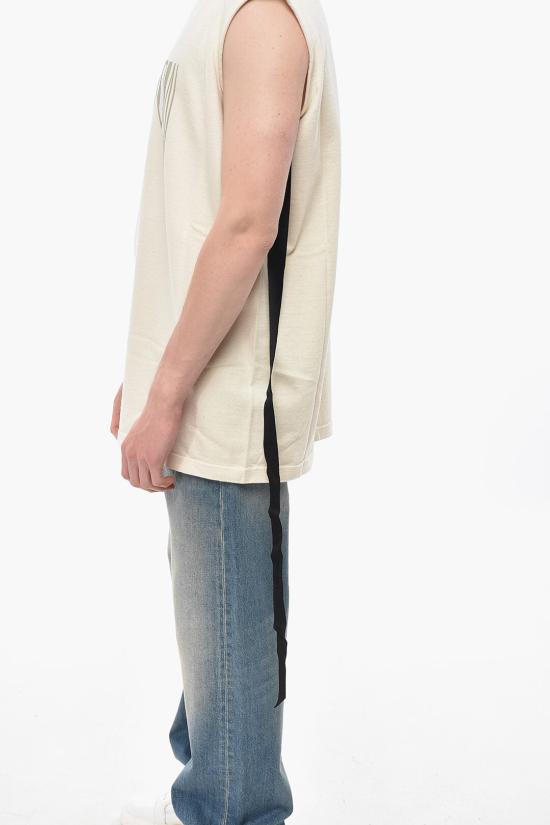 릭 오웬스 민소매 티셔츠 DU01E3158RIGNP42108 Beige - RICK OWENS