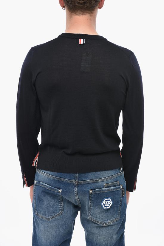  톰브라운 스웨터 MKA474AY1014415 Midnight blue - THOM BROWNE