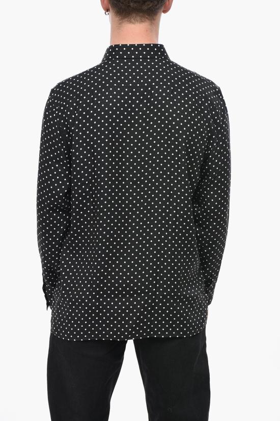  생로랑 긴팔 셔츠 774775Y2E131095 Black - SAINT LAURENT
