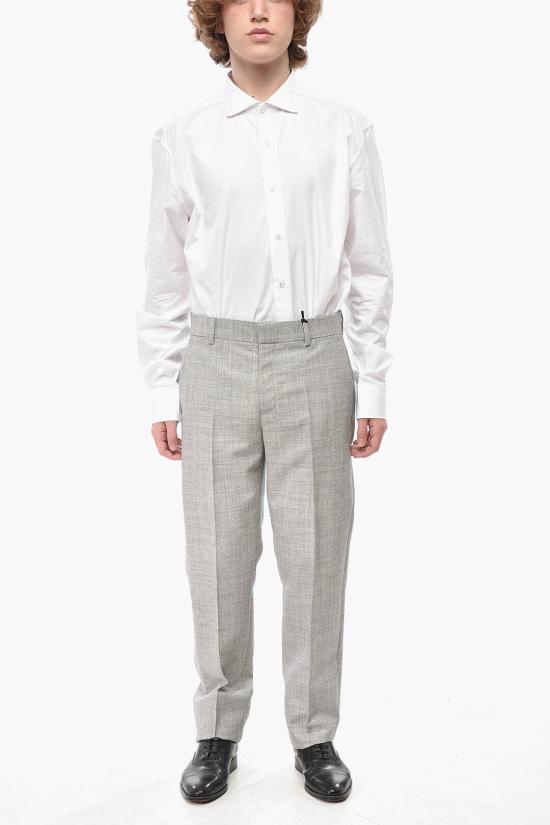  베르사체 스트레이트 팬츠 1010982 1A11264 1EB60 Gray - VERSACE