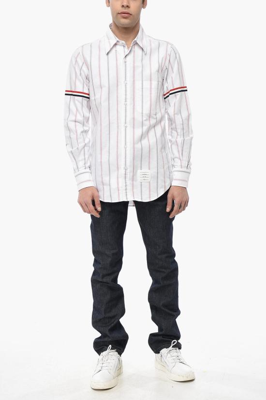  톰브라운 긴팔 셔츠 MWL301O7720960 White - THOM BROWNE