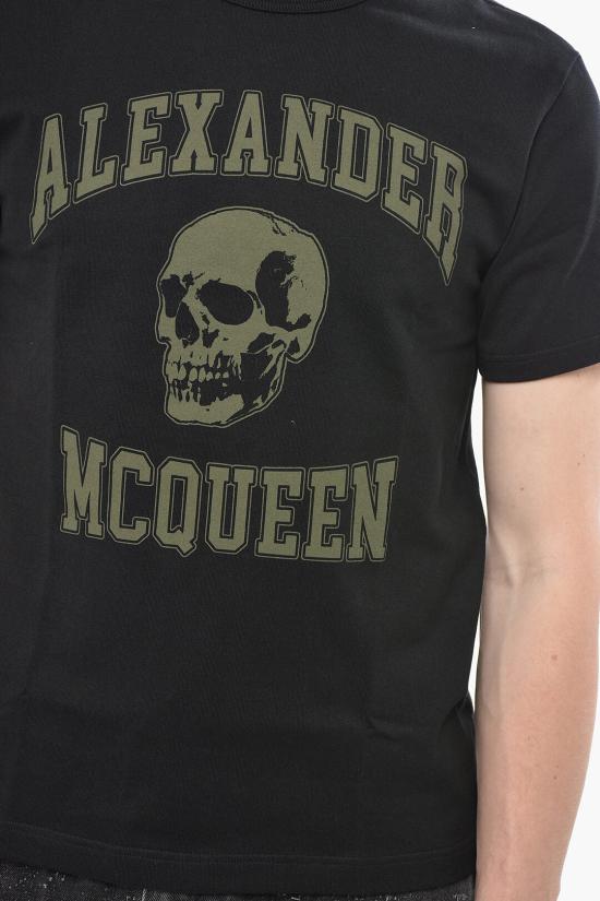  알렉산더 맥퀸 반팔 티셔츠 759442 QTAAW 0519 Black - ALEXANDER MCQUEEN