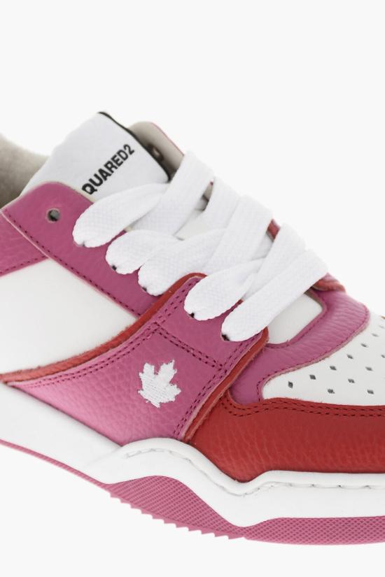 디스퀘어드2 스니커즈 S83SNW0315 SJ01504867 M2687 Bianco Rosa Rosso - DSQUARED2
