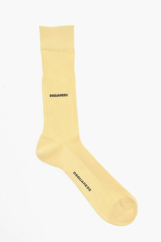  디스퀘어드2 양말 S82DFV14 SJ2900 740 Yellow