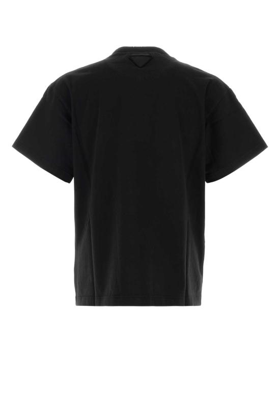 26FW 프라다 반팔 티셔츠 UJN21ASOOO6341 F0002 Black - PRADA
