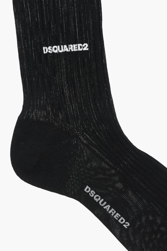  디스퀘어드2 양말 S82DFV14 SJ2900 010 Black - DSQUARED2