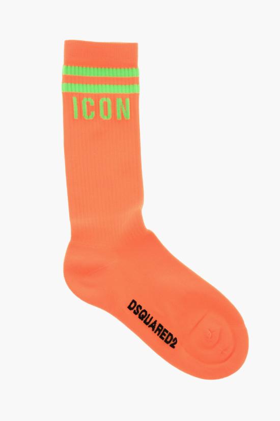  디스퀘어드2 양말 S82DFV14 SJ2370 823 Orange