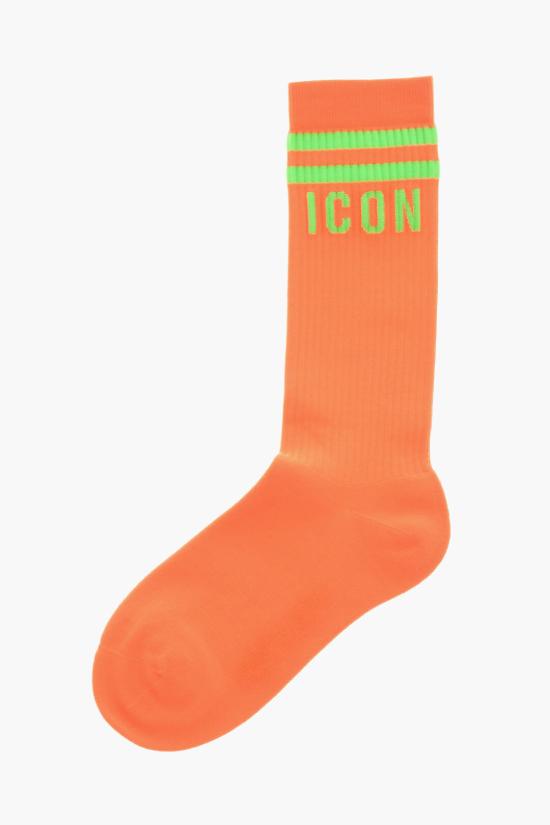  디스퀘어드2 양말 S82DFV14 SJ2370 823 Orange - DSQUARED2