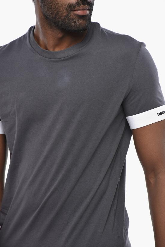  디스퀘어드2 반팔 티셔츠 S82D9M3U SJ4810 099 Gray - DSQUARED2