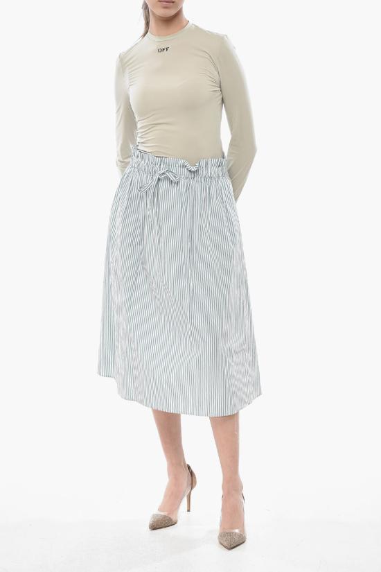  울리치 미디 스커트 CFWWSK0038FRUT2952 31040 Bianco Verde - WOOLRICH