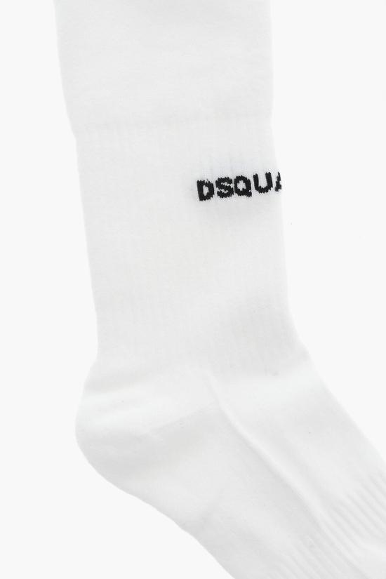  디스퀘어드2 양말 S82DFV18 SJ3050 110 White - DSQUARED2