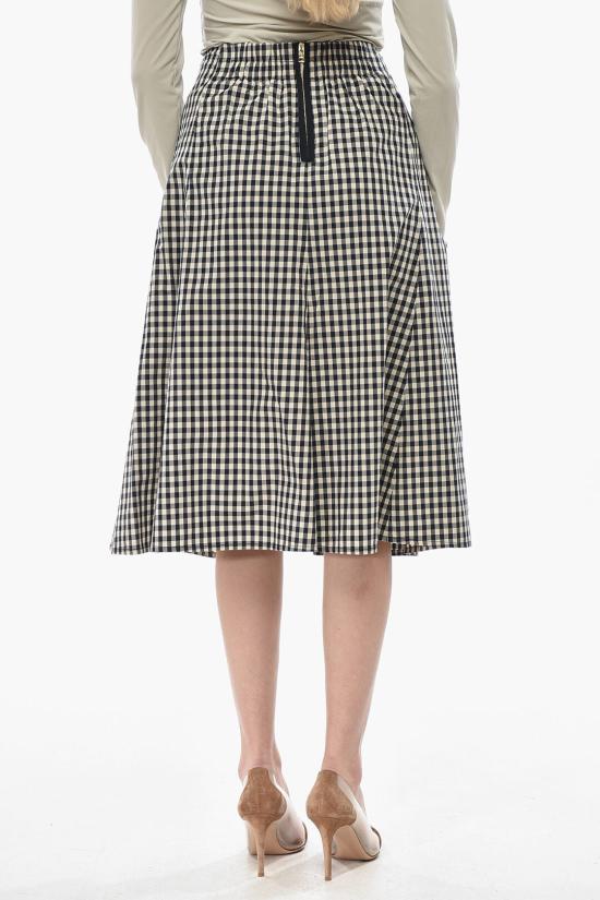  울리치 미디 스커트 CFWWSK0032FRUT2103 30143 Bianco Blu - WOOLRICH
