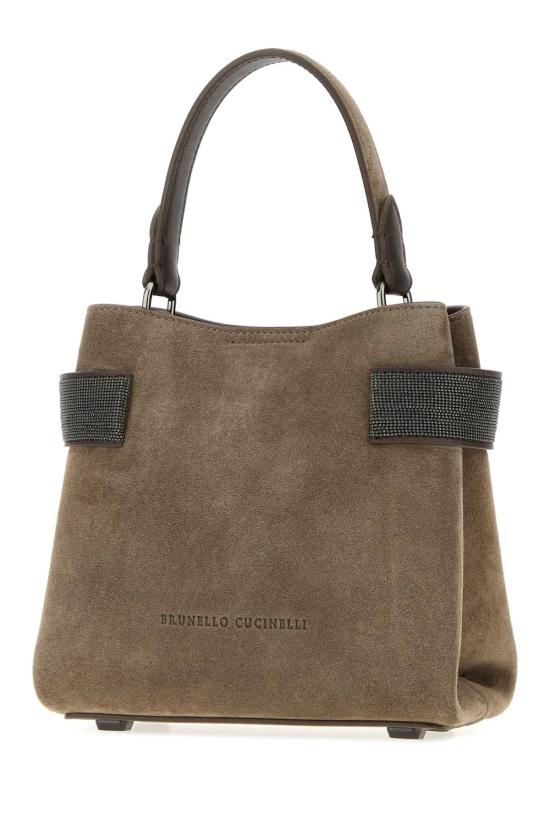 26FW 브루넬로 쿠치넬리 스몰 에센스 탑핸들 백 MBDLD2499P C8769 Brown - BRUNELLO CUCINELLI