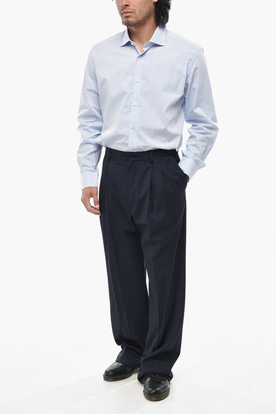  드리스 반 노튼 스트레이트 팬츠 2510209141176 509 Blue - DRIES VAN NOTEN