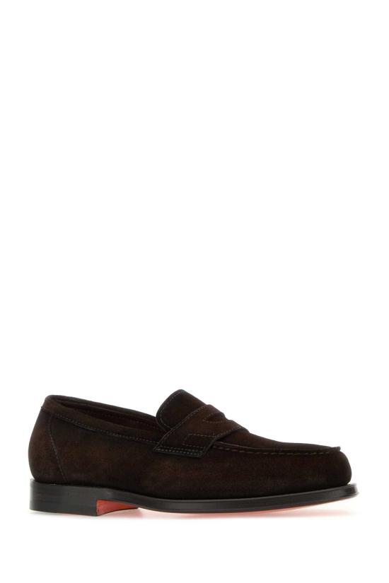 26SS 산토니 로퍼 MCQU18143PD5SRVR T50 Brown - SANTONI