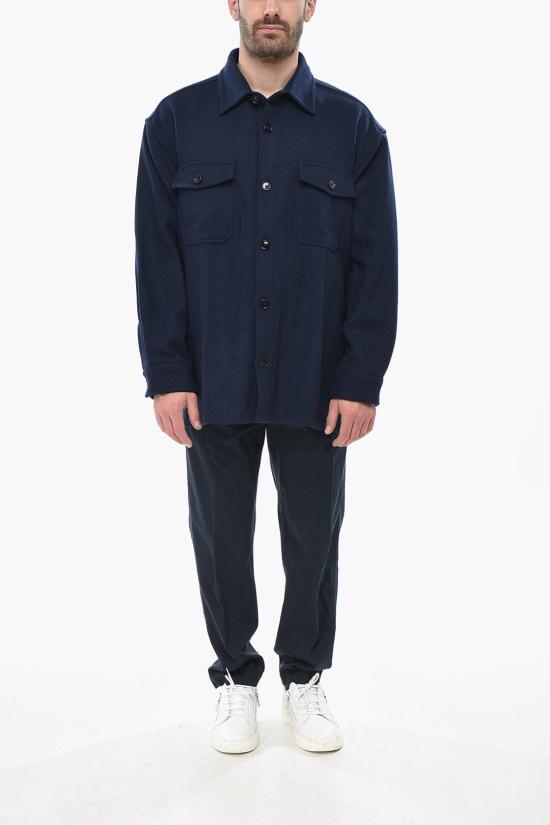  아미 코트 UJK226 WV0016 430 Blue - AMI