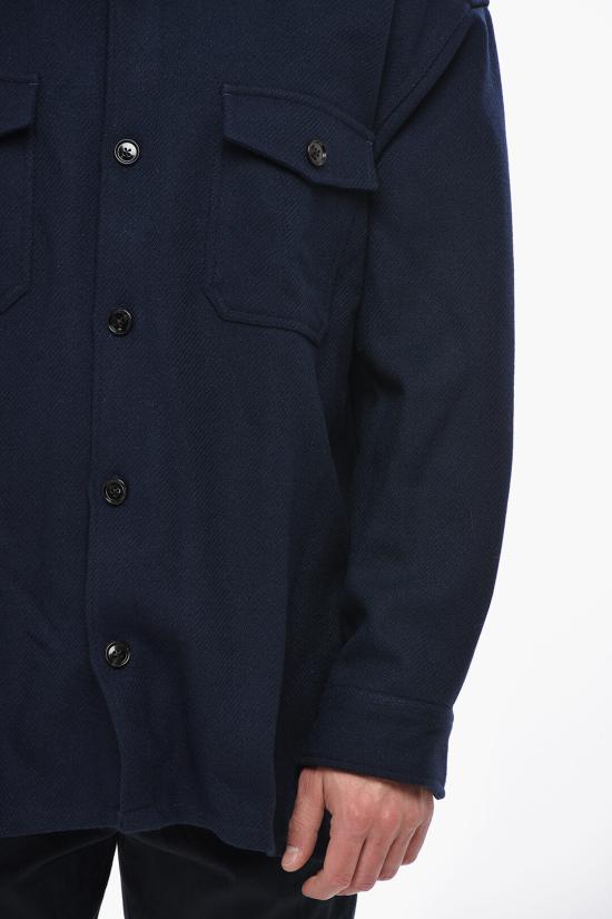 아미 코트 UJK226 WV0016 430 Blue - AMI