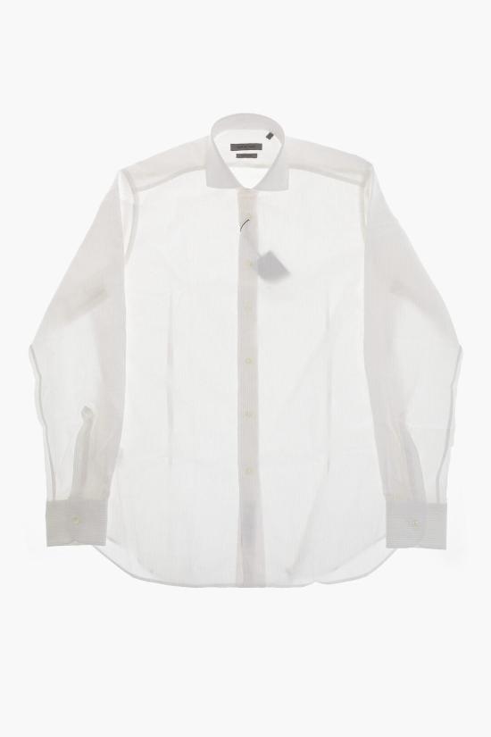  꼬르넬리아니 긴팔 셔츠 27P102 2581409 080 White - CORNELIANI