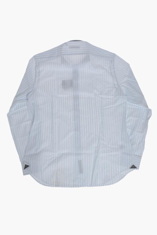  꼬르넬리아니 긴팔 셔츠 27P102 2581324 004 Azzurro Bianco - CORNELIANI