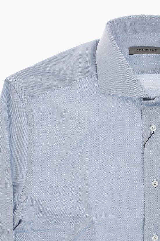  꼬르넬리아니 긴팔 셔츠 27P102 2581252 007 Blue - CORNELIANI