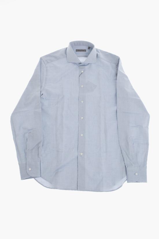  꼬르넬리아니 긴팔 셔츠 27P102 2581252 007 Blue - CORNELIANI