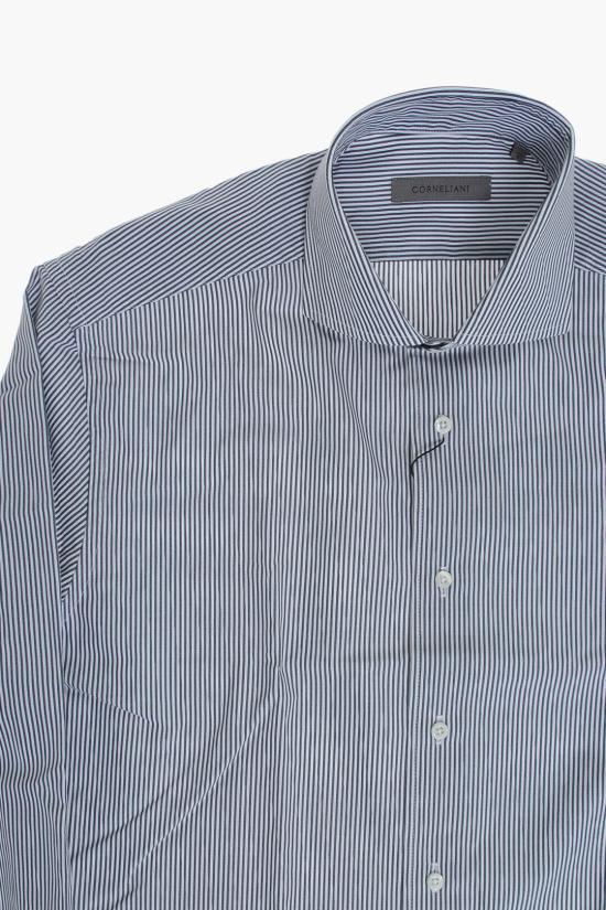  꼬르넬리아니 긴팔 셔츠 27P102 2581248 007 Bianco Blu - CORNELIANI