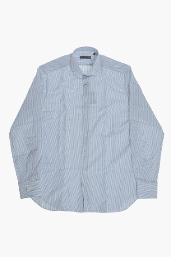  꼬르넬리아니 긴팔 셔츠 27P102 2581239 003 Bianco Blu - CORNELIANI