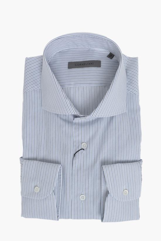  꼬르넬리아니 긴팔 셔츠 27P102 2581241 009 Light blue