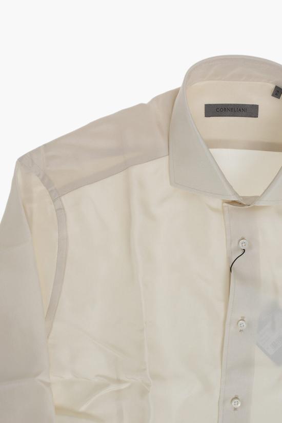  꼬르넬리아니 긴팔 셔츠 27P102 2581107 073 Beige - CORNELIANI