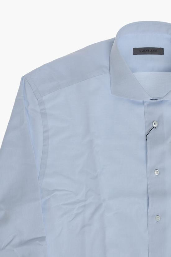  꼬르넬리아니 긴팔 셔츠 27P102 0981000 009 Light blue - CORNELIANI