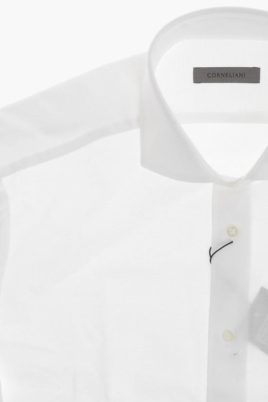  꼬르넬리아니 긴팔 셔츠 27P102 2581105 028 White - CORNELIANI