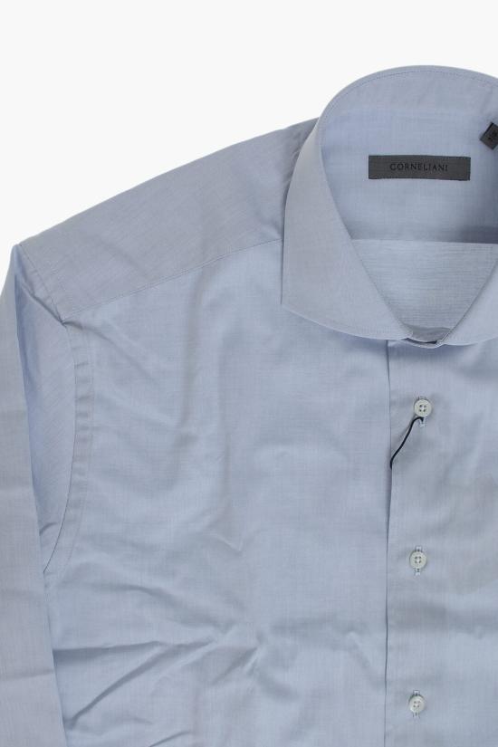  꼬르넬리아니 긴팔 셔츠 27P102 0981000 008 Blue - CORNELIANI