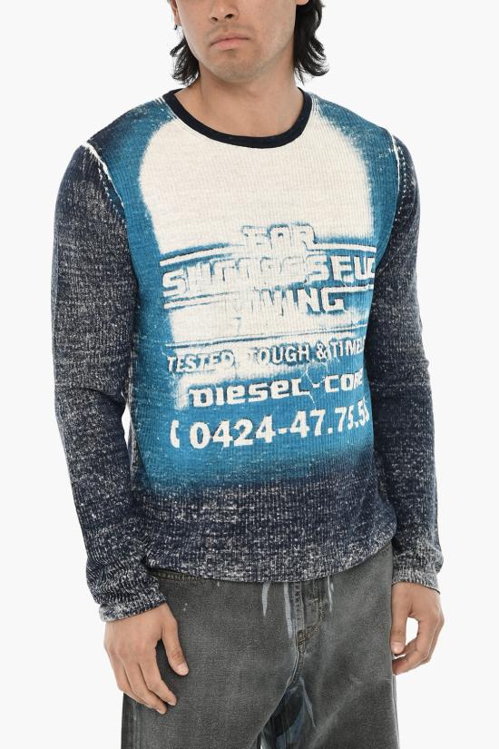  디젤 스웨터 A17440 0JQAC 89R Blue