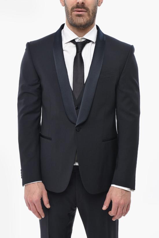  꼬르넬리아니 수트 세트 938T61 9398520 001 Blue - CORNELIANI