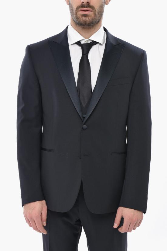  꼬르넬리아니 수트 세트 938T60 9398520 001 Blue - CORNELIANI