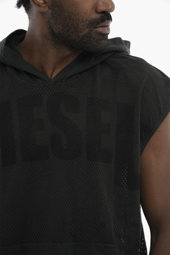  디젤 후드 티셔츠 A16641 0GHBF 9XX Black - DIESEL