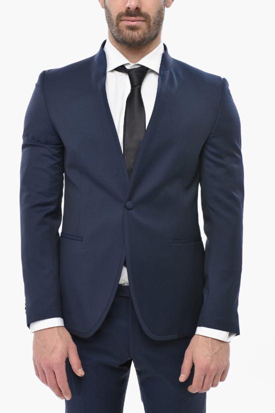  꼬르넬리아니 수트 세트 937T65 9398150 002 Blue - CORNELIANI