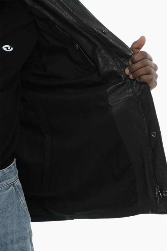  디젤 가죽 자켓 A16658 0SLBK 9XX Black - DIESEL