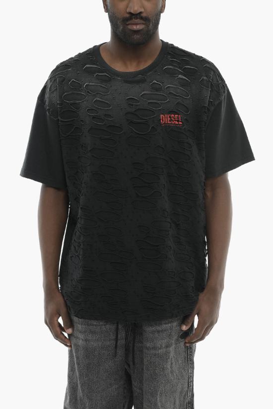  디젤 반팔 티셔츠 A17647 0SLBS 9XX Black