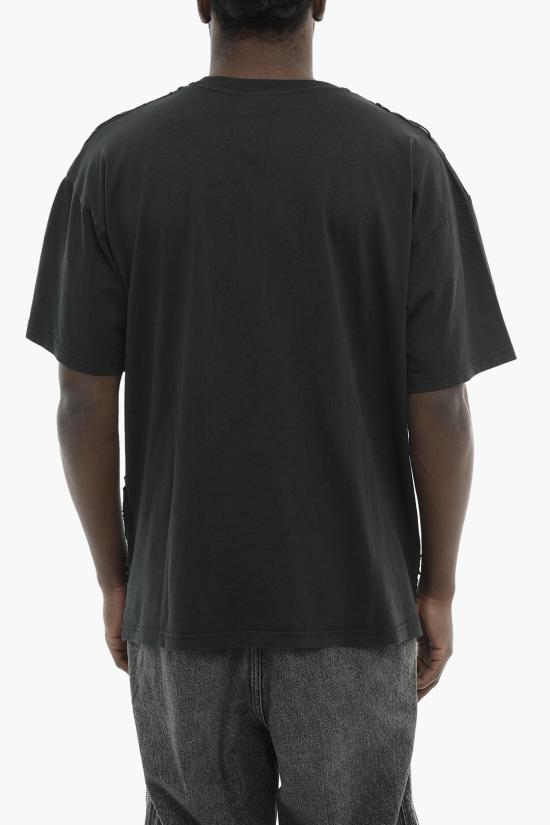 디젤 반팔 티셔츠 A17647 0SLBS 9XX Black - DIESEL
