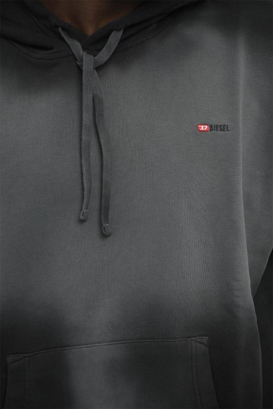  디젤 후드 티셔츠 A17649 0PKAM 9XX Nero Grigio - DIESEL