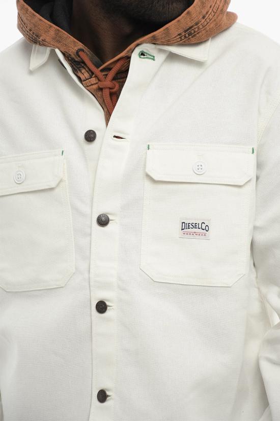 디젤 긴팔 셔츠 A17693 RPLAQ 101 White - DIESEL