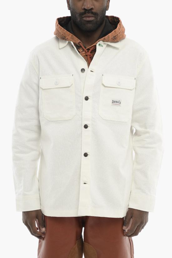  디젤 긴팔 셔츠 A17693 RPLAQ 101 White