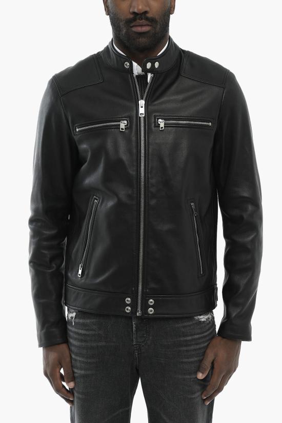  디젤 가죽 자켓 A12046 RIMAD 9XX Black