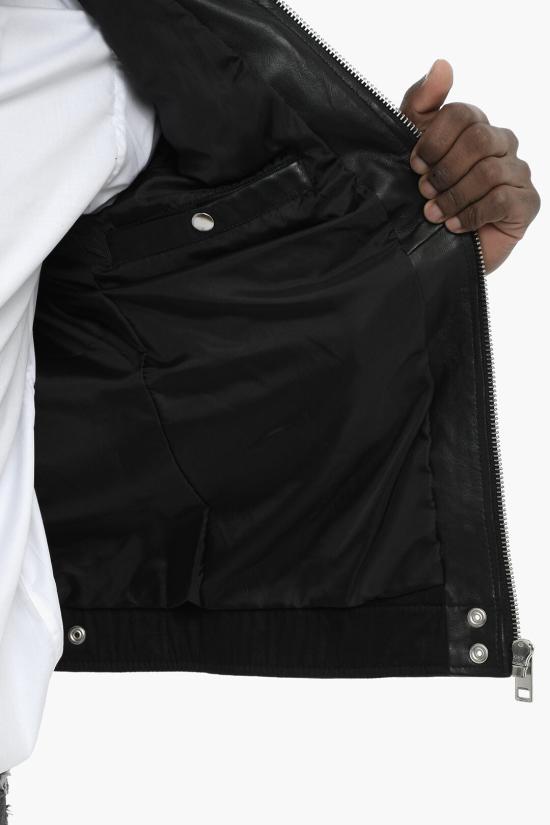  디젤 가죽 자켓 A15334 RBBDY 900 Black - DIESEL