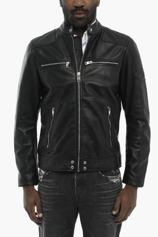  디젤 가죽 자켓 A15334 RBBDY 900 Black